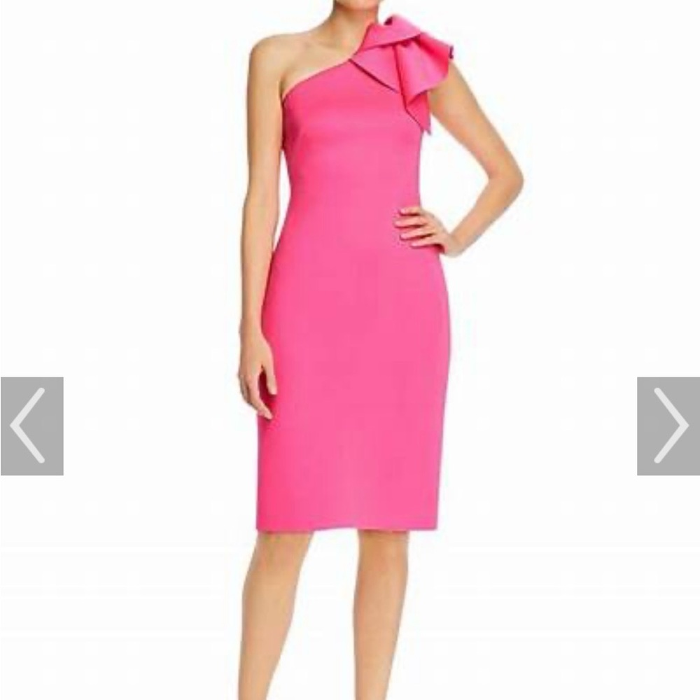 Eliza J One-Shoulder Lavender Dress